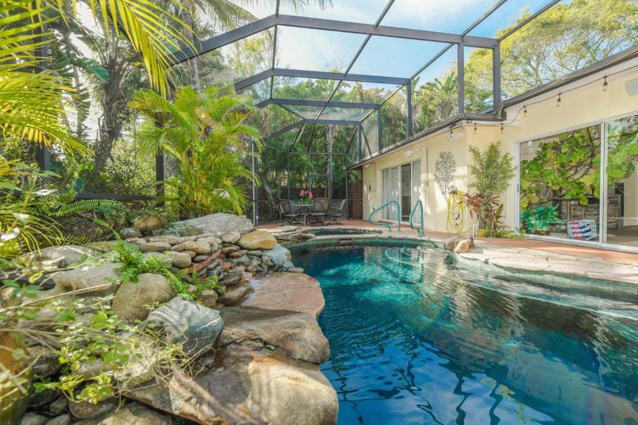 Island Time - Home Wenclosed Lagoon Style Pool Spa Walk To Beach Bikes Holmes Beach Dış mekan fotoğraf